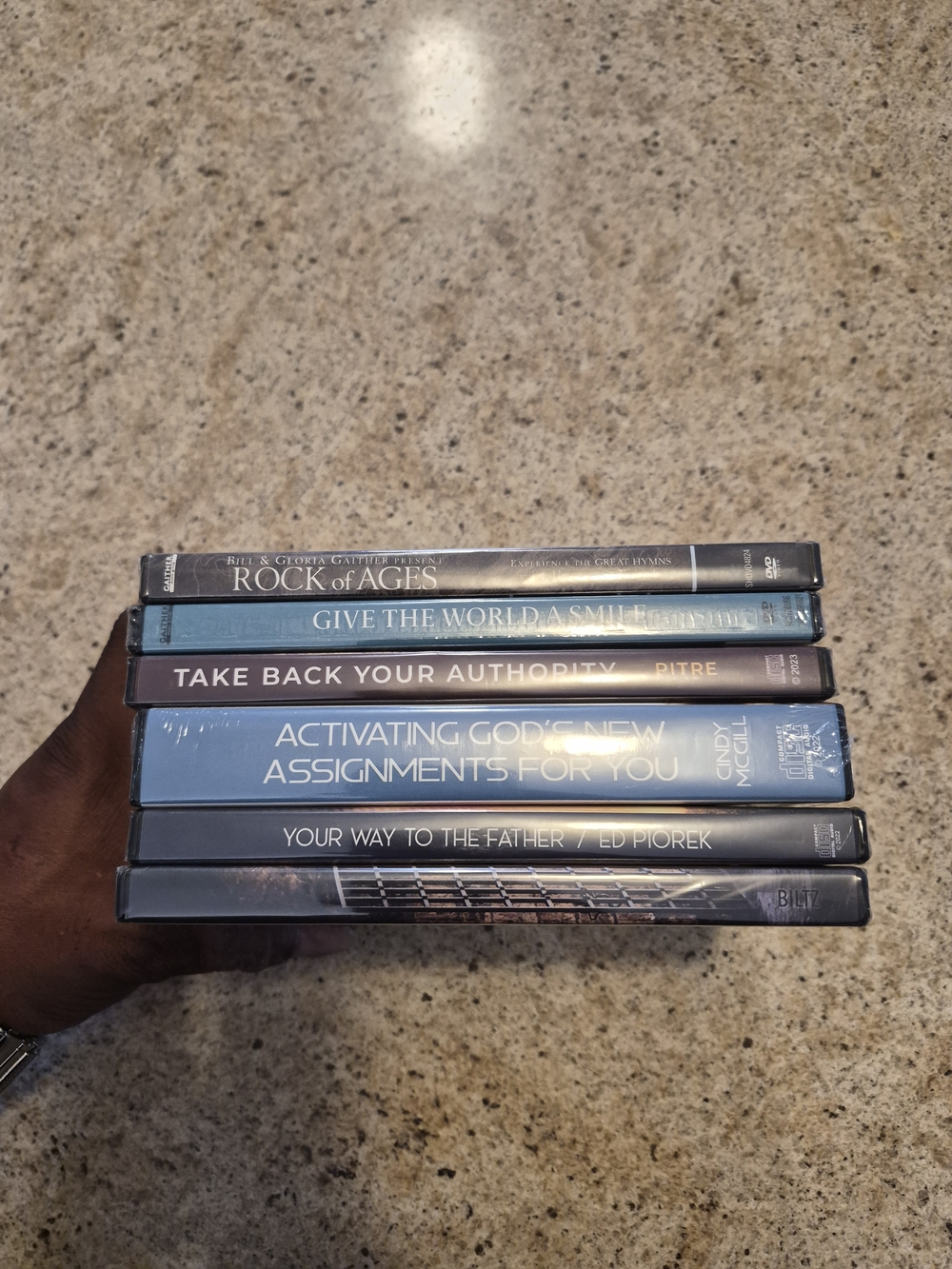 Inspirational DVD Set in Blue and Black — Assorted Faith-Based Teachings